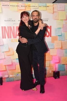 IPA85122659 - Rome , Cinema Adriano Preview of the film Falling in love and other bad ideas , In the photo: Andrea Delogu Simone Aleandri  Copyright: xVincenzoxLandix xVincenzoxLandix 85122659