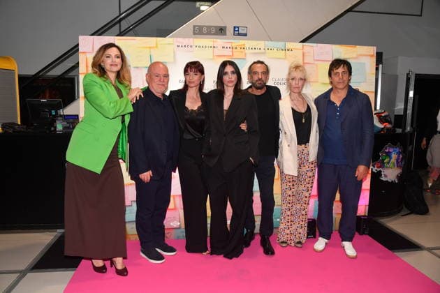 IPA85122726 - Rome , Cinema Adriano Preview of the film Falling in love and other bad ideas , In the photo: Cast Innamorarsi e altre pessime idee  Copyright: xVincenzoxLandix xVincenzoxLandix 85122726