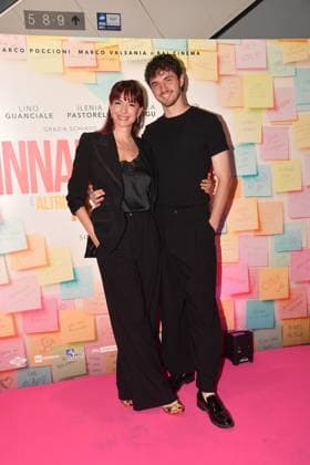 IPA85122780 - Rome , Cinema Adriano Preview of the film Falling in love and other bad ideas , In the photo: Andrea Delogu Nikita Perotti  Copyright: xVincenzoxLandix xVincenzoxLandix 85122780