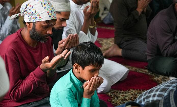 Eid al-Adha in Nepal LALITPUR, NEPAL-MAY 28: Nepali Muslims community offer Eid-al Adha prayers at the Patan Jame Masjid in Lalitpur, Nepal on May 28, 2026. Muslim around the world celebrate Eid-al Adha the Feast of Sacrifice is one of the most important festivals in the islamic calendar, marked by the prayers, family gatherings and the charity . Sunil Pradhan Anadolu Lalitpur Nepal. Editorial use only. Please get in touch for any other usage.  Copyright: x2026xAnadoluxSunilxPradhanx