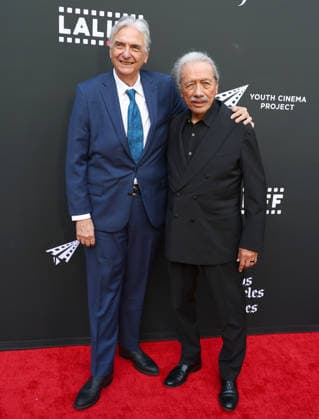 25th Edition Of The Los Angeles Latino International Film Festival - Opening Night HOLLYWOOD, LOS ANGELES, CALIFORNIA, USA - MAY 27: Gregory Nava and Edward James Olmos arrive at the 25th Edition Of The Los Angeles Latino International Film Festival - Opening Night held at the TCL Chinese Theatre IMAX at Ovation Hollywood on May 27, 2026 in Hollywood, Los Angeles, California, United States. Hollywood TCL Chinese Theatre IMAX at Ovation Hollywood California United States Copyright: xImagexPressxAgencyx