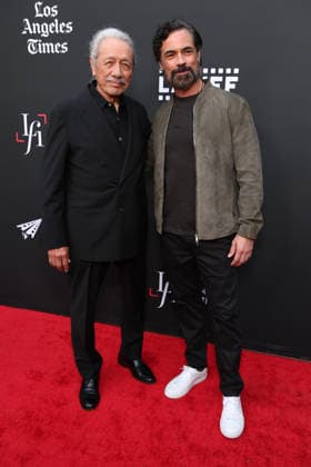 25th Edition of the Los Angeles Latino International Film Festival opening night at the TCL Chinese Theatre Featuring: Edward James Olmos, Danny Pino Where: Los Angeles, California, United States When: 27 May 2026 Credit: Faye s Vision Cover Images EDITORIAL USE ONLY. NOT FOR USE BY NEWSPAPERS BASED IN THE UK. Copyright: xx coverimg55731316
