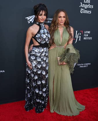 25th Edition Of The Los Angeles Latino International Film Festival - Opening Night HOLLYWOOD, LOS ANGELES, CALIFORNIA, USA - MAY 27: Paulina Chavez and Jennifer Lopez wearing a Bronx Banco Brielle Sage Diamond Gown with a Tyler Ellis clutch arrive at the 25th Edition Of The Los Angeles Latino International Film Festival - Opening Night held at the TCL Chinese Theatre IMAX at Ovation Hollywood on May 27, 2026 in Hollywood, Los Angeles, California, United States. Hollywood TCL Chinese Theatre IMAX at Ovation Hollywood California United States Copyright: xImagexPressxAgencyx