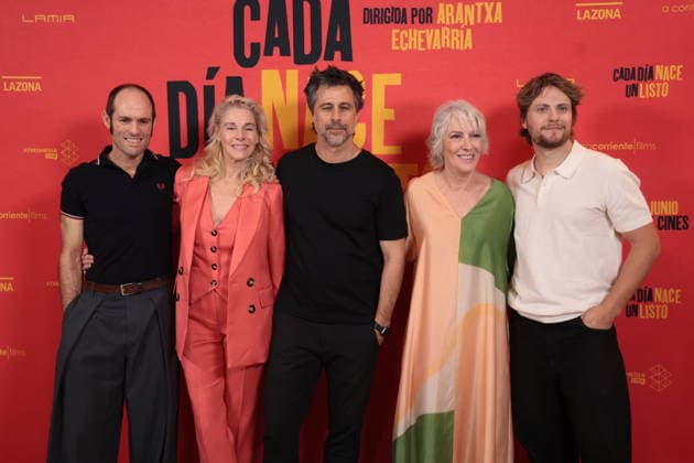 Photocall of the film Every Day a Smart Guy is Born , a comedy by Arantxa Echevarría I D Diego Anido, Belén Rueda, Hugo Silva, Susi Sánchez and Jaime Olías pose at the photocall of the film Every Day a Smart Guy is Born , Cines Verdi, on May 28, 2026, in Madrid Spain The highest-grossing director in the history of Spanish cinema and also winner of the Goya Award returns with this unbridled, thuggish and unpredictable action satire FAMOSOSOS PHOTOCALL ACTOR ACTRESS MOVIE COMEDY FILM CINEMA José Ramó Madrid Madrid Spain  Copyright: xJosÃ xRamonxHernandox 7556029