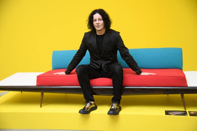 Jack White: These Thoughts May Disappear Exhibition Photocall at Newport Street Gallery, London American artist Jack White poses with Sam Phillips Sofa at a photocall for Jack White: These Thoughts May Disappear Exhibition at Newport Street Gallery, London, England, UK on Thursday 28 May, 2026. The exhibition runs from Friday 29th May 2026 to Sunday 13th September 2026, Credit:Justin Ng Avalon UK, England, London, Newport Street Gallery  Copyright: xJustinxNgx xAvalonx 1106236403