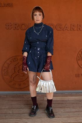 French Open - VIPs Pose At The Village LZ Suzane attends the 2026 French Open at Roland Garros on May 28, 2026 in Paris, France. Photo by Laurent Zabulon ABACAPRESS.COM Paris  Copyright: xZabulonxLaurent ABACAx