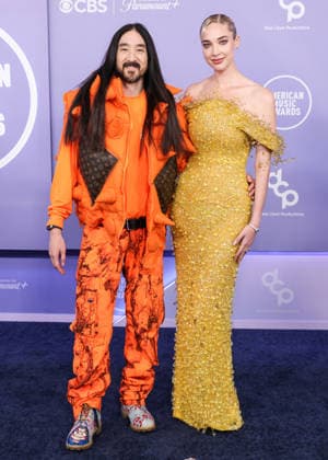 52nd Annual American Music Awards - Arrivals PARADISE, LAS VEGAS, NEVADA, USA - MAY 25: Steve Aoki and wife Sasha Sofine arrive at the 52nd Annual American Music Awards held at the MGM Grand Garden Arena on May 25, 2026 in Paradise, Las Vegas, Nevada, United States. (Photo by Xavier Collin Image Press Agency)