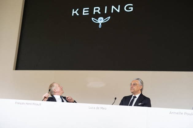 Kering Annual General Meeting - Paris French businessman Francois-Henri Pinault, Kering chief executive Luca De Meo at the Kering Annual General Meeting at Kering headquarters in Paris on May 28, 2026. Photo by Raphael Lafargue ABACAPRESS.COM Paris France  Copyright: xLafarguexRaphael ABACAx