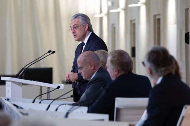 Kering Annual General Meeting - Paris Kering chief executive Luca De Meo at the Kering Annual General Meeting at Kering headquarters in Paris on May 28, 2026. Photo by Raphael Lafargue ABACAPRESS.COM Paris France  Copyright: xLafarguexRaphael ABACAx