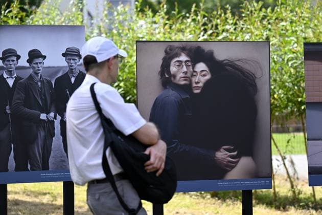 23rd edition of the La Gacilly Photography Festival PHOTOPQR OUEST FRANCE Thomas Brégardis Ouest France La Gacilly 28 05 2026 28 mai 2026 La Gacilly 56 23eme édition du festival de la photo de La Gacilly Léxposition de Brodbeck de Barbuat Illusions photographique Photo Thomas Bregardis Ouest France La Gacilly 56 , France, may 28th 2026 23rd edition of the La Gacilly Photography Festival La Gacilly Morbihan France  Copyright: xPHOTOPQR OUESTxFRANCE MAXPPPxThomasxBrégardisx xOuest-Francex 20260528OFR7712 20260528OFR7712