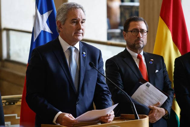 Santiago, May 28, 2026 The Minister of Foreign Affairs, Francisco Perez Mackenna, together with ministers deliver statements at the closing of the High Level Meeting Santiago Regional Commitment Against Transnational Organized Crime Diego Martin Aton Chile, Aton 1159653 jpeg  Copyright: DIEGOxMARTIN ATONxCHILE