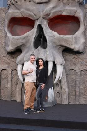 28.05.2026, Imad Mardnli und Samia Mardnli zur Deutschlandpremiere von Masters of the Universe, Uber Platz, Berlin, Berlin Berlin *** 28 05 2026, Imad Mardnli and Samia Mardnli for the German premiere of Masters of the Universe, Uber Platz, Berlin, Berlin Berlin