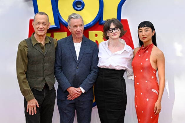 UK launch event for Toy Story 5 at the Odeon Luxe in Leicester Square, London Featuring: Tom Hanks, Tim Allen, Joan Cusack, Greta Lee Where: London, United Kingdom When: 28 May 2026 Credit: Cover Images EDITORIAL USE ONLY. NOT FOR USE BY NEWSPAPERS BASED IN THE UK. Copyright: xx coverimg55733054