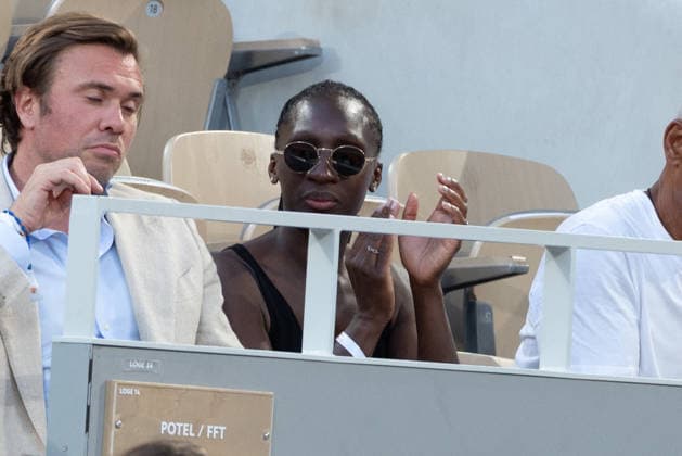 2026 French Open - Celebrities In Stand Night Session Day 5 NB Eye Haidara in stand Night Session Day 5 during the 2026 French Open at Roland Garros on May 28, 2026 in Paris, France. Photo by Nasser Berzane ABACAPRESS.COM  Copyright: xBerzanexNasser ABACAx