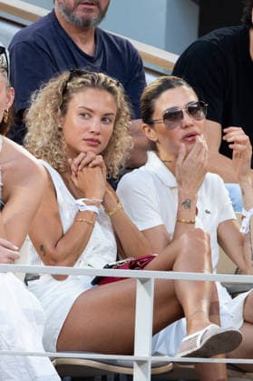 2026 French Open - Celebrities In Stand Night Session Day 5 NB Rose Bertram in stand Night Session Day 5 during the 2026 French Open at Roland Garros on May 28, 2026 in Paris, France. Photo by Nasser Berzane ABACAPRESS.COM  Copyright: xBerzanexNasser ABACAx