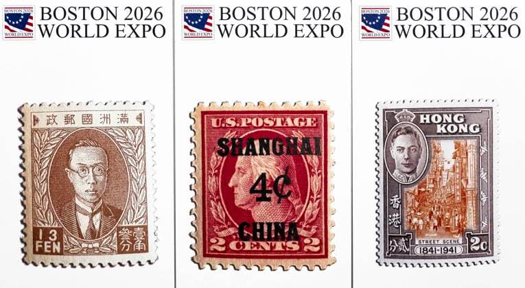 May 28, 2026 - Boston, Massachusetts, USA - Held once every ten years, the Boston 2026 World Expo attracts thousands of stamp collectors with its dealers, displays and presentations about the hobby and business of philately. Boston USA - ZUMAce6_ 20260528_zaf_ce6_018 Copyright: xBrianxCahnx