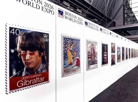May 28, 2026 - Boston, Massachusetts, USA - Held once every ten years, the Boston 2026 World Expo attracts thousands of stamp collectors with its dealers, displays and presentations about the hobby and business of philately. Boston USA - ZUMAce6_ 20260528_zaf_ce6_006 Copyright: xBrianxCahnx