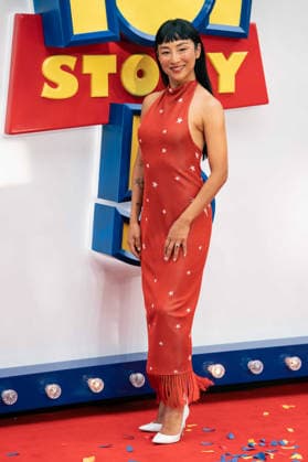 Toy Story 5 UK Launch Event - Arrivals Greta Lee attends the Toy Story 5 UK launch event at Odeon Luxe Leicester Square on May 28, 2026 in London, England., Credit:Lounis Tiar Avalon United Kingdom, London  Copyright: xLounisxTiarx xAvalonx 1106357721