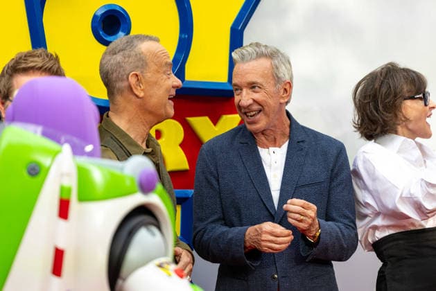 Toy Story 5 UK Launch Event at Odeon Luxe Leicster Square in London, UK, 28 May 2026 Tom Hanks and Tim Allen at Toy Story 5 UK Launch Event Odeon Luxe Leicester Square, London, UK, 28 May 2026, Credit:Liam Daysh-Holmes Avalon  Copyright: xLiamxDaysh-Holmesx xAvalonx 1106330526