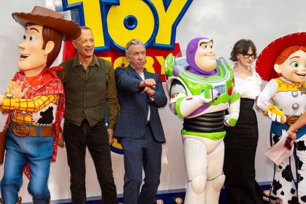 Toy Story 5 UK Launch Event at Odeon Luxe Leicster Square in London, UK, 28 May 2026 Tom Hanks, Tim Allen and Joan Cusack at Toy Story 5 UK Launch Event Odeon Luxe Leicester Square, London, UK, 28 May 2026, Credit:Liam Daysh-Holmes Avalon  Copyright: xLiamxDaysh-Holmesx xAvalonx 1106330654