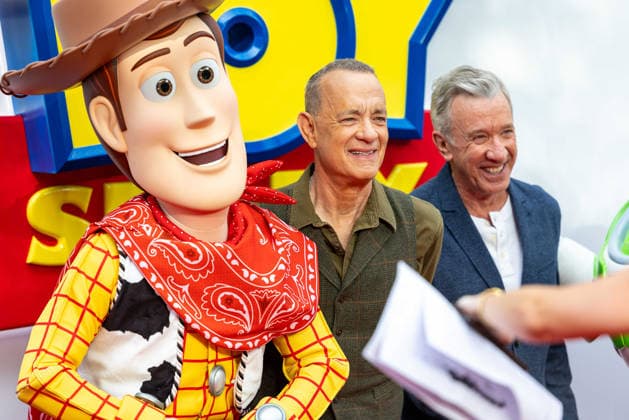 Toy Story 5 UK Launch Event at Odeon Luxe Leicster Square in London, UK, 28 May 2026 Tom Hanks and Tim Allen at Toy Story 5 UK Launch Event Odeon Luxe Leicester Square, London, UK, 28 May 2026, Credit:Liam Daysh-Holmes Avalon  Copyright: xLiamxDaysh-Holmesx xAvalonx 1106332525