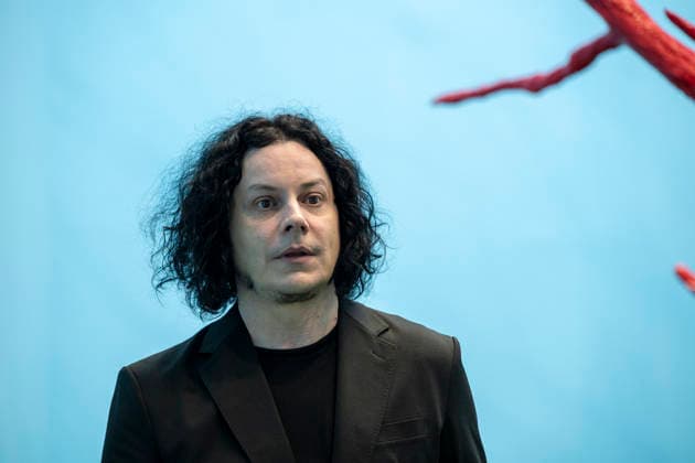 May 28, 2026, London, London, UK: LONDON, UK. Jack White, next to a recreation of his 2015 sculpture The Red Tree, which transforms a decaying tree into a striking artwork, at the preview of Ã¢â‚¬ËœJack White: These Thoughts May DisappearÃ¢â‚¬â ¢. This is first public exhibition of works by American artist and musician Jack White and the show runs 29 May to 13 September 2026 at Damien HirstÃ¢â‚¬â ¢s Newport Street Gallery near Vauxhall. London UK  - ZUMAl94_ 20260528_zaf_l94_018 Copyright: xStephenxChungx