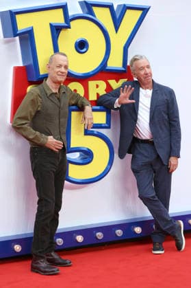 Tom Hanks und Tim Allen beim UK Launch Event des Animationsfilms Toy Story 5 im Odeon Luxe Leicester Square. London, 28.05.2026 *** Tom Hanks and Tim Allen at the UK launch event for the animated film Toy Story 5 at the Odeon Luxe Leicester Square London, 28 05 2026 Foto:xD.xJonesx xFuturexImagex toy_story_6533