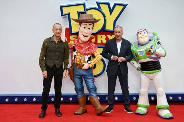 Toy Story 5 UK Launch Event LONDON, ENGLAND - MAY 28: Tom Hanks and Tim Allen attending Toy Story 5 UK Launch Event at Odeon Luxe Leicester Square on May 28, 2026 in London, England. CAP MAR MAR Great Britain UK Copyright: xMartinxHarris CapitalxPicturesx
