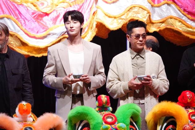 HONG KONG, CHINA - MAY 29: Actor Louis Koo Tin-lok and South Korean model actor Byeon Woo-seok attend the opening ceremony of Hong Kong Comic Con 2026 on May 29, 2026 in Hong Kong, China.  Copyright: xVCGx 111644814489