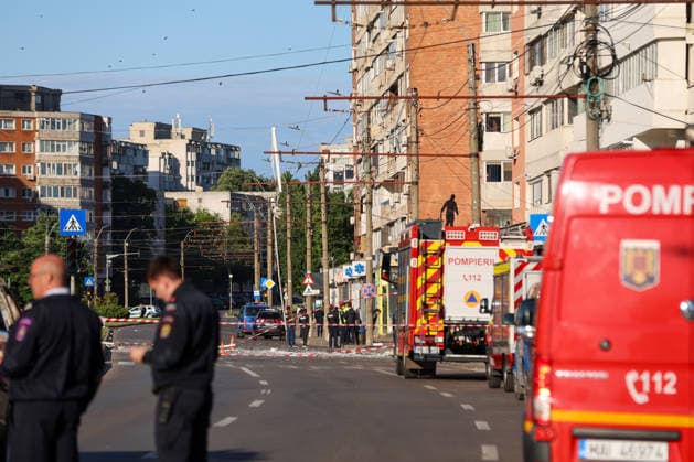 Russian drone crashes into apartment building in Romania Aftermath of a russian drone hitting an apartment building in Galati (215 km to Bucharest), Romania, May 29, 2026. The drone crashed in the eastern city of Galati. Stringer Imago Images Copyright: xx
