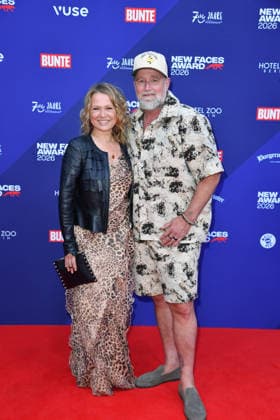Nova Meierhenrich und Brian Bojsen beim 28. Bunte New Faces Award im Delphi-Filmpalast in Berlin am 28.05.2026 *** Nova Meierhenrich and Brian Bojsen at the 28 Bunte New Faces Award at the Delphi Filmpalast in Berlin on 28 05 2026