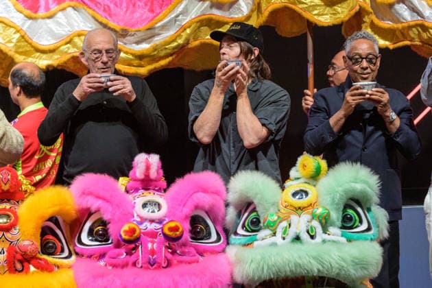 May 29, 2026, Hong Kong, Hong Kong Sar, China: A-list celebrities attend the Opening ceremony. They include Mads Mickkelsen,.Giancarlo Esposito, Christoper Lloyd, Daniel Logan, Norman Reedus, Byeon Woo-seok and Louis Koo Comic Con Opening ceremony Hong Kong. Hong Kong China - ZUMAr144 1077968096st Copyright: xJaynexRussellx