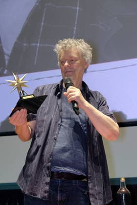 Michel Gondry At Masterclass - Turin French director Michel Gondry holds a masterclass at Cinema Massimo in Turin, Italy, on May 28, 2026, in dialogue with National Cinema Museum director Carlo Chatrian, reviewing his eclectic career and receiving the Stella della Mole award in recognition of his important and fundamental contribution to the art of filmmaking, while also introducing the screening of the film Microbo&Gasolina. Photo by Costantino Sergi IPA ABACAPRESS.COM Torino Torino  Copyright: xIPA ABACAx