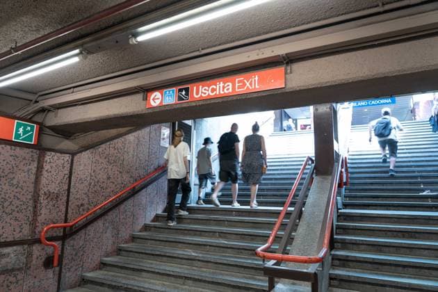 IPA85153761 - Milan, 29 05 26, National local transport strike, train disruptions at Cadorna station. Red Metro regular.  Copyright: xGiuliaxSciaccax xGiuliaxSciaccax 85153761