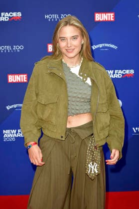 Greta Hirsch bei der Verleihung der Bunte New Faces Awards Film 2026 im Delphi Filmpalast. Berlin, 28.05.2026 *** Greta Hirsch at the presentation of the Bunte New Faces Awards Film 2026 at the Delphi Filmpalast Berlin, 28 05 2026 Foto:xM.xBehrensx xFuturexImagex new_faces_6590