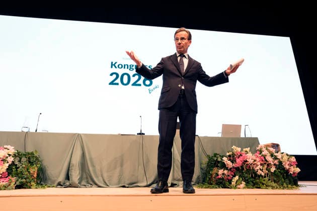 BORAS, SVERIGE 20260529 Statsminister Ulf Kristersson (M) da han besöker organisationen Företagarnas kongress 2026. BORAS SVERIGE x9200x *** BORAS, SWEDEN 20260529 Prime Minister Ulf Kristersson M as he visits the organization Företagarnas kongress 2026 BORAS SWEDEN x9200x  Copyright: xBjörnxLarssonxRosvall TTx STATSMINISTERN I BORAS Of1xU4m_QSI