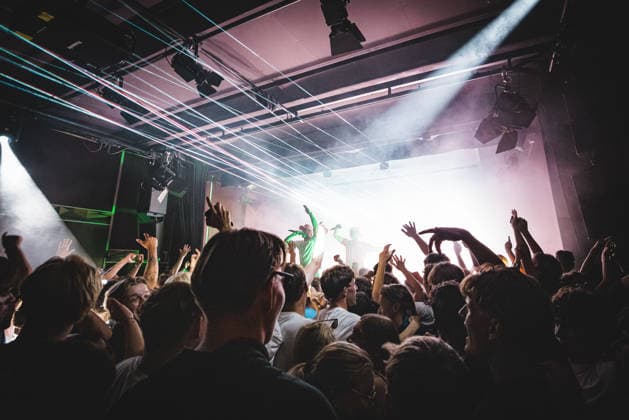 Soppgirobygget live in Copenhagen, Denmark Copenhagen, Denmark. 28th, May 2026. The Norwegian electronic music duo Soppgirobygget performs a live concert at VEGA in Copenhagen. Denmark, Copenhagen  Copyright: xGonzalesxPhoto PeterxTroestx