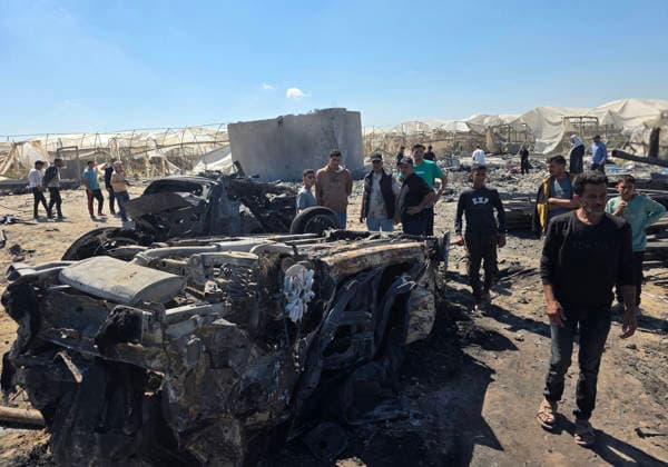 Palestinians Inspect Site of Israeli Strike in Khan Younis Palestinians inspect the site of an Israeli strike in Khan Younis, southern Gaza Strip, Friday, May 29, 2026. Photo by Tariq Mohammad APA Images Khan Yunis Gaza Strip Palestinian Territory 290526_Khan_Yunis_APA_00(8) Copyright: xapaimagesxTariqxMohammad xapaimagesx
