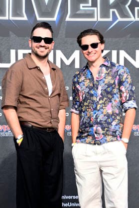Christopher Schmidt und Max Suhr bei der Premiere des Kinofilms Masters of the Universe im UCI Luxe East Side Gallery. Berlin, 28.05.2026 *** Christopher Schmidt and Max Suhr at the premiere of the movie Masters of the Universe at the UCI Luxe East Side Gallery Berlin, 28 05 2026 Foto:xN.xKubelkax xFuturexImagex masters_berlin_6605