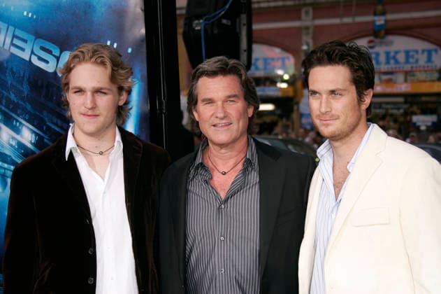 Poseidon Los Angeles Premiere May 10, 2006; Hollywood, California, USA; Actor KURT RUSSELL, sons WYATT & OLIVER HUDSON at the Poseidon Los Angeles Premiere held at the Mann Chinese Theatre. Mandatory Credit: Photo by Lisa O Connor ZUMA Press. ( ) Copyright 2006 by Lisa O Connor Hollywood California USA Copyright: xLisaxO Connorx