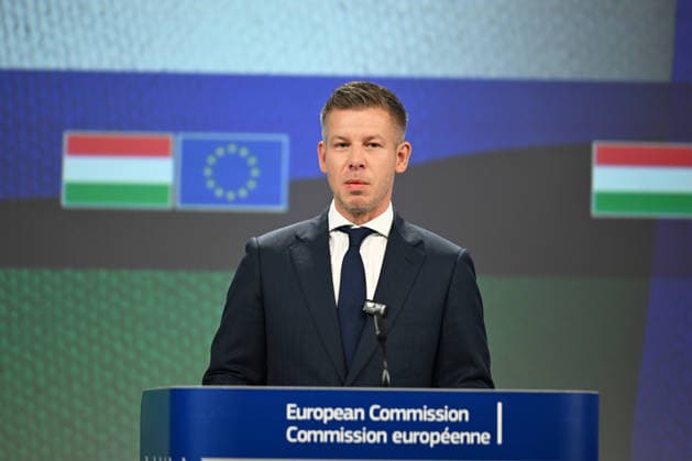 Peter Magyar - Ursula von der Leyen joint press conference in Brussels BRUSSELS, BELGIUM - MAY 29: Hungarian Prime Minister Peter Magyar and European Commission President Ursula von der Leyen hold a joint press conference in Brussels, Belgium, on May 29, 2026. Dursun Aydemir Anadolu Brussels Belgium. Editorial use only. Please get in touch for any other usage.  Copyright: x2026xAnadoluxDursunxAydemirx
