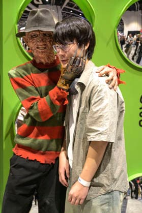 Freddy Krueger Cosplayer auf der der Hong Kong Comic Con 2026 im Hong Kong Convention and Exhibition Centre. Hongkong, 29.05.2026 *** Freddy Krueger cosplayer at the Hong Kong Comic Con 2026 at the Hong Kong Convention and Exhibition Centre Hong Kong, 29 05 2026 Foto:xJ.xRussellx xFuturexImagex comic_con_6516