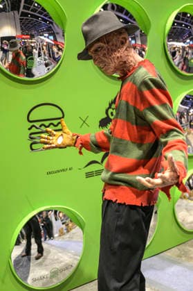 Freddy Krueger Cosplayer auf der der Hong Kong Comic Con 2026 im Hong Kong Convention and Exhibition Centre. Hongkong, 29.05.2026 *** Freddy Krueger cosplayer at the Hong Kong Comic Con 2026 at the Hong Kong Convention and Exhibition Centre Hong Kong, 29 05 2026 Foto:xJ.xRussellx xFuturexImagex comic_con_6517