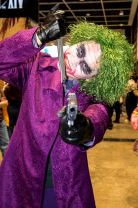 Joker Cosplayer auf der der Hong Kong Comic Con 2026 im Hong Kong Convention and Exhibition Centre. Hongkong, 29.05.2026 *** Joker cosplayer at the Hong Kong Comic Con 2026 at the Hong Kong Convention and Exhibition Center Hong Kong, 29 05 2026 Foto:xJ.xRussellx xFuturexImagex comic_con_6526