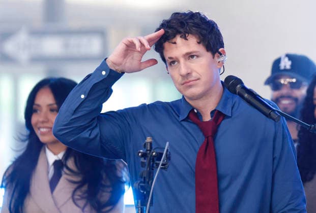 Charlie Puth performs on the NBC Today Show at Rockefeller Center in New York City on Friday, May 29, 2026.  NYP20260529103 JOHNxANGELILLO