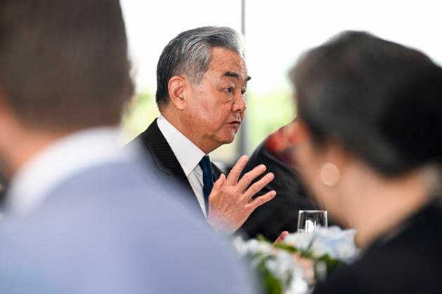 May 29, 2026, Ottawa, On, Canada: Foreign Minister of China Wang Yi speaks as he meets with Minister of Foreign Affairs Anita Anand, not pictured, at Global Affairs Canada in Ottawa, on Friday, May 29, 2026. Ottawa Canada  - ZUMAc35_ 20260529_zaf_c35_007 Copyright: xSpencerxColbyx