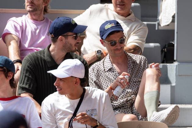 2026 French Open - Celebrities In Stand Day 6 NB Thomas Jolly in stand day 6 during the 2026 French Open at Roland Garros on May 29, 2026 in Paris, France. Photo by Nasser Berzane ABACAPRESS.COM  Copyright: xBerzanexNasser ABACAx