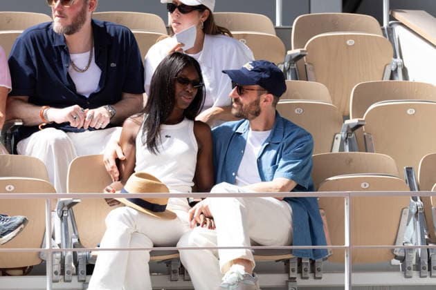 2026 French Open - Celebrities In Stand Day 6 NB Antoine Gouy and Kaba Fanta in stand day 6 during the 2026 French Open at Roland Garros on May 29, 2026 in Paris, France. Photo by Nasser Berzane ABACAPRESS.COM  Copyright: xBerzanexNasser ABACAx