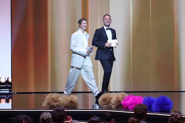 DEUTSCHER FILMPREIS 2026 - SHOW Vicky Krieps und Florian Gallenberger bei der Verleihung DEUTSCHER FILMPREIS 2026 in Berlin *** GERMAN FILM AWARD 2026 SHOW Vicky Krieps and Florian Gallenberger at the GERMAN FILM AWARD 2026 ceremony in Berlin Copyright: xEventpressxFuhrx