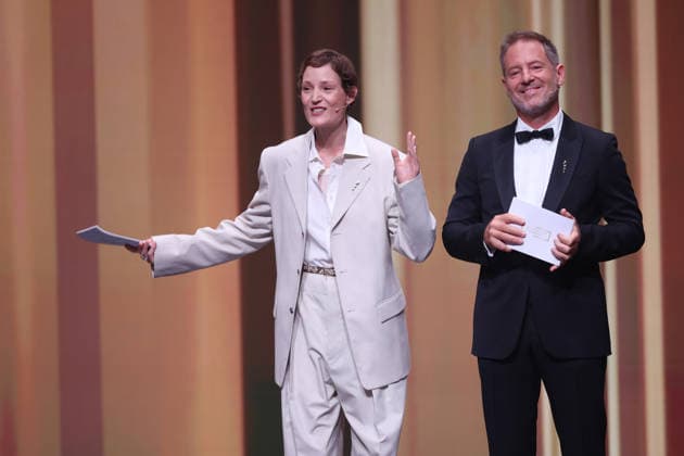 DEUTSCHER FILMPREIS 2026 - SHOW Vicky Krieps und Florian Gallenberger bei der Verleihung DEUTSCHER FILMPREIS 2026 in Berlin *** GERMAN FILM AWARD 2026 SHOW Vicky Krieps and Florian Gallenberger at the GERMAN FILM AWARD 2026 ceremony in Berlin Copyright: xEventpressxFuhrx